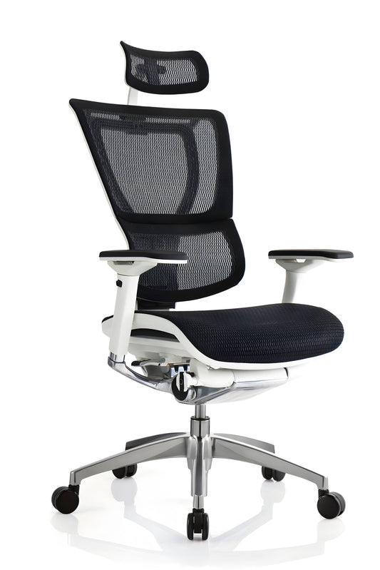 EuroTech iOO Executive Mesh Synchro-Tilt Back Chair - EUR-iOO-WHT