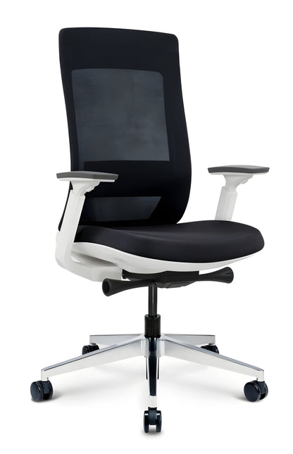 EuroTech Elevate Executive Task Chair White Frame - EUR-ELV2-WHT