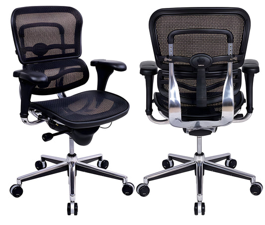 EuroTech Ergohuman Leather Mesh Executive - EUR-LEM6ERGLO