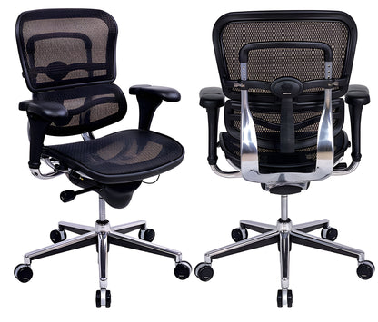 EuroTech Ergohuman Leather Mesh Executive - EUR-LEM6ERGLO