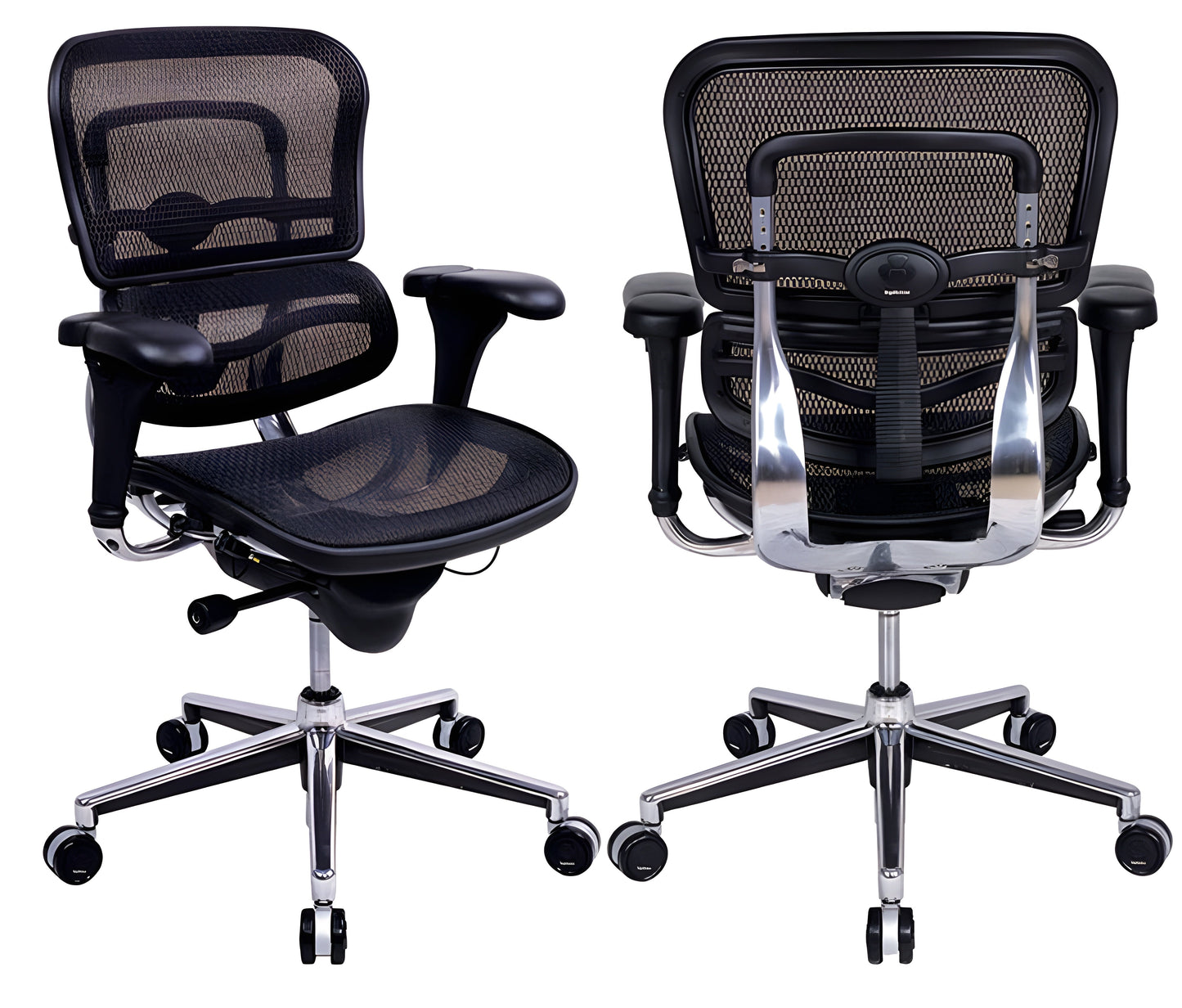 EuroTech Ergohuman Leather Mesh Executive - EUR-LEM6ERGLO