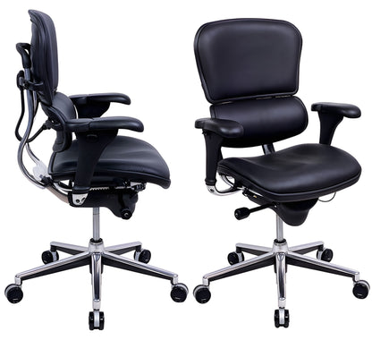 EuroTech Ergohuman Leather Mid Back Executive - EUR-LE10ERGLO