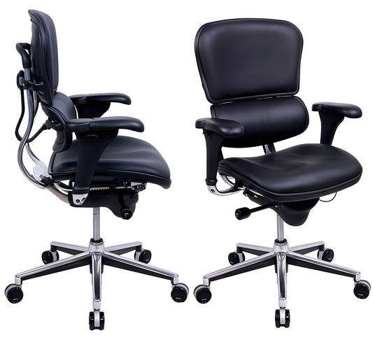 EuroTech Ergohuman Leather Mid Back Executive - EUR-LE10ERGLO