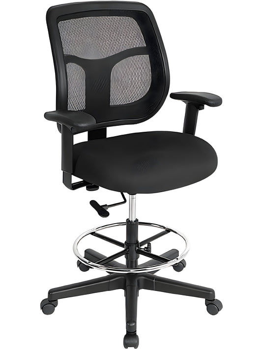 EuroTech Apollo Mesh Back Drafting Stool - EUR-DFT9800