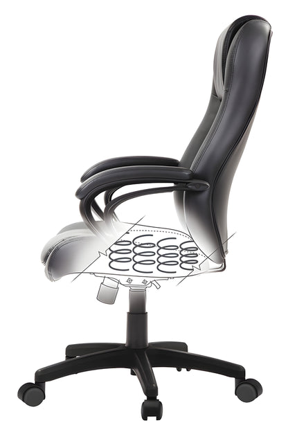 EuroTech Pembroke Coil Spring Executive Leather Tilter - EUR-LE521