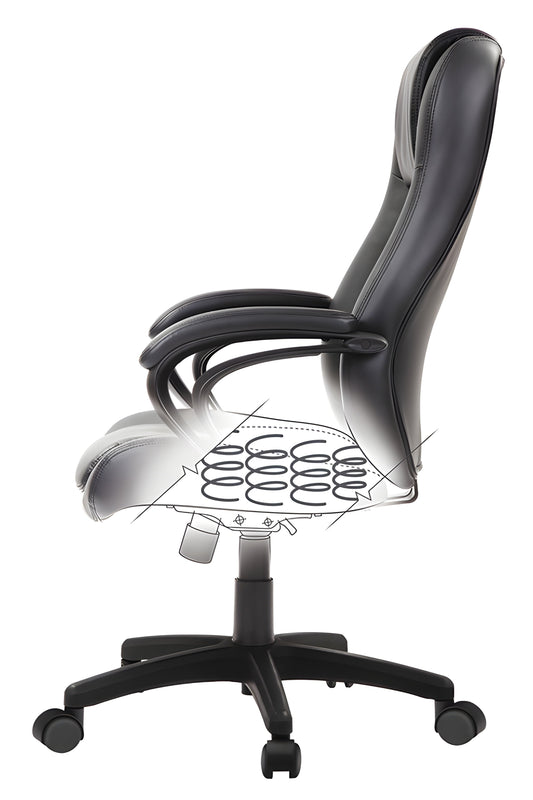 EuroTech Pembroke Coil Spring Executive Leather Tilter - EUR-LE521