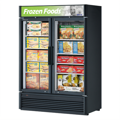 Turbo Air Super Deluxe Glass Door Merchandisers - TGF-47SD-N