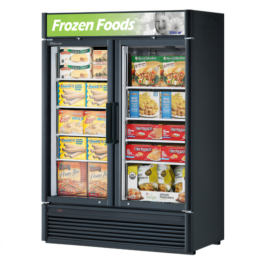 Turbo Air Super Deluxe Glass Door Merchandisers - TGF-47SD-N