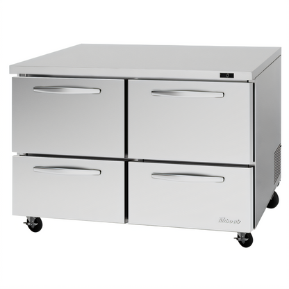 Turbo Air PRO Undercounter & Worktop Refrigeration - PUF-48-D4-N