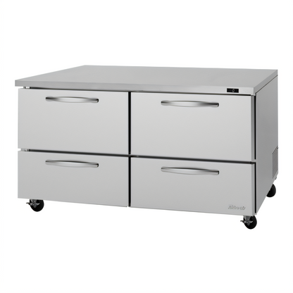 Turbo Air PRO Undercounter & Worktop Refrigeration - PUF-60-D4-N