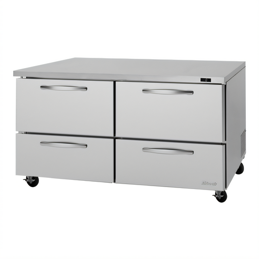 Turbo Air PRO Undercounter & Worktop Refrigeration - PUF-60-D4-N
