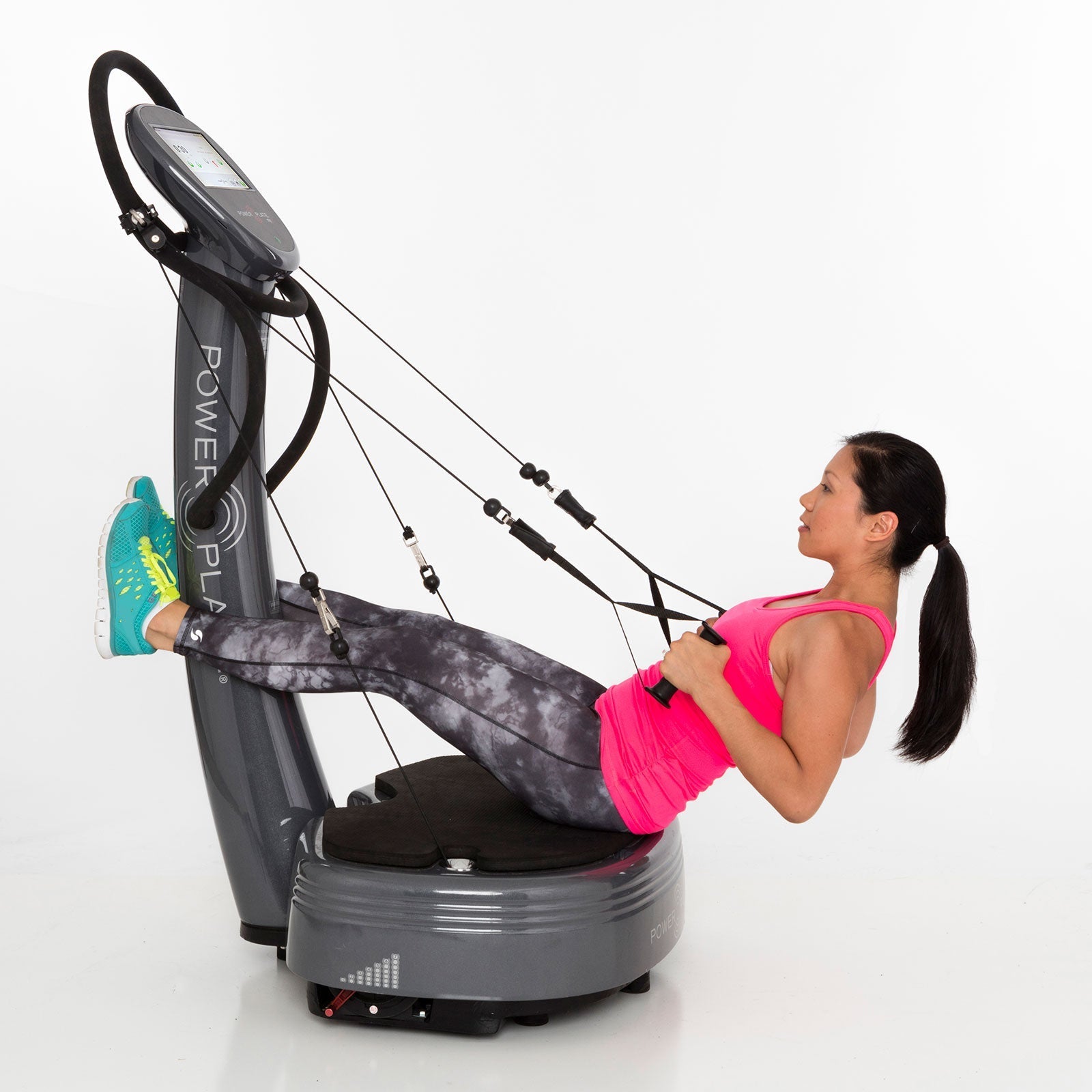 Take your health and fitness to its highest level with more than 250 customized programs and more than 1,000 individual exercises. The Power Plate my7 is the pinnacle of our unique whole body vibration technology. This advanced whole body vibration device features an integrated touchscreen computer complete with more than a thousand exercise videos and coaching tips to guide you through whole body vibration training tailored to your needs.