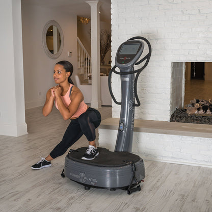 Take your health and fitness to its highest level with more than 250 customized programs and more than 1,000 individual exercises. The Power Plate my7 is the pinnacle of our unique whole body vibration technology. This advanced whole body vibration device features an integrated touchscreen computer complete with more than a thousand exercise videos and coaching tips to guide you through whole body vibration training tailored to your needs.