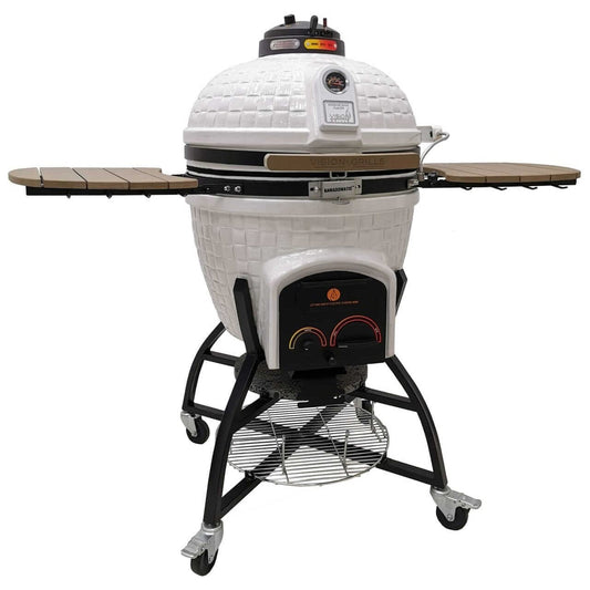 Elite | XR402 Deluxe Ceramic Kamado Grill | Charcoal Gas Compatible