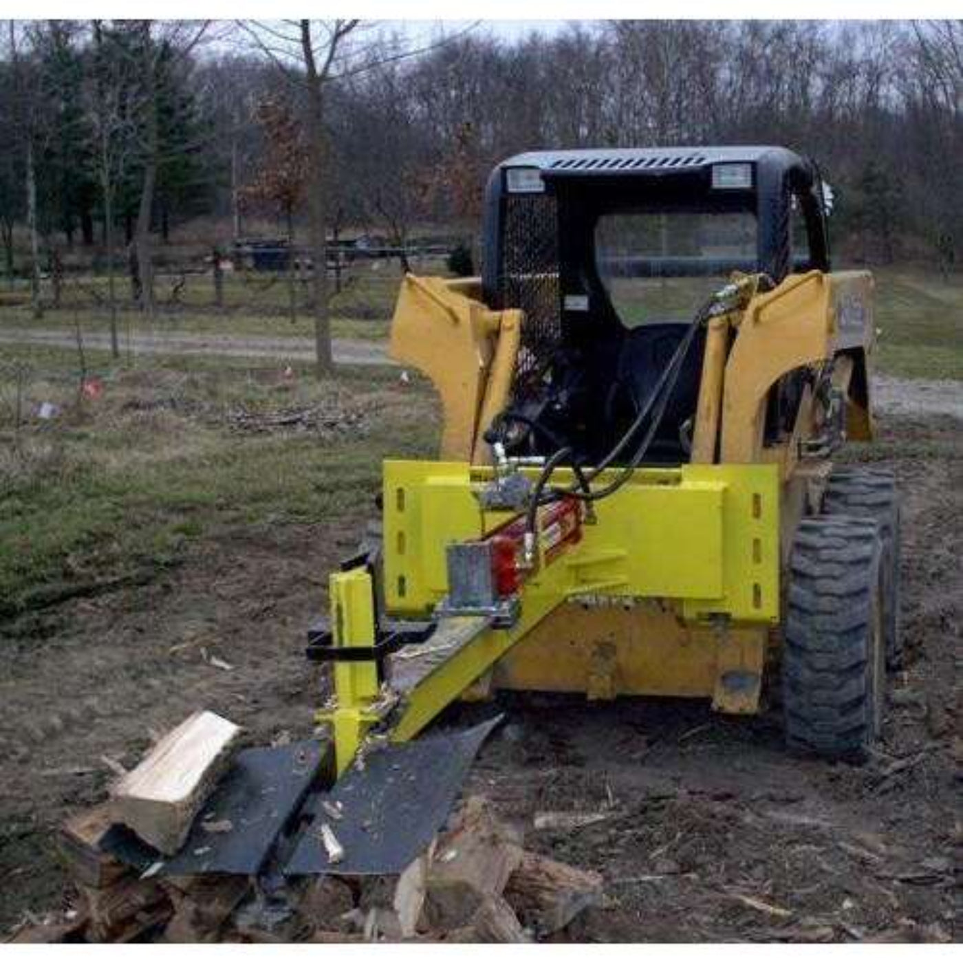 Wood Splitters Direct 30 Ton Skid Steer Log Splitter Attachment - SSH30