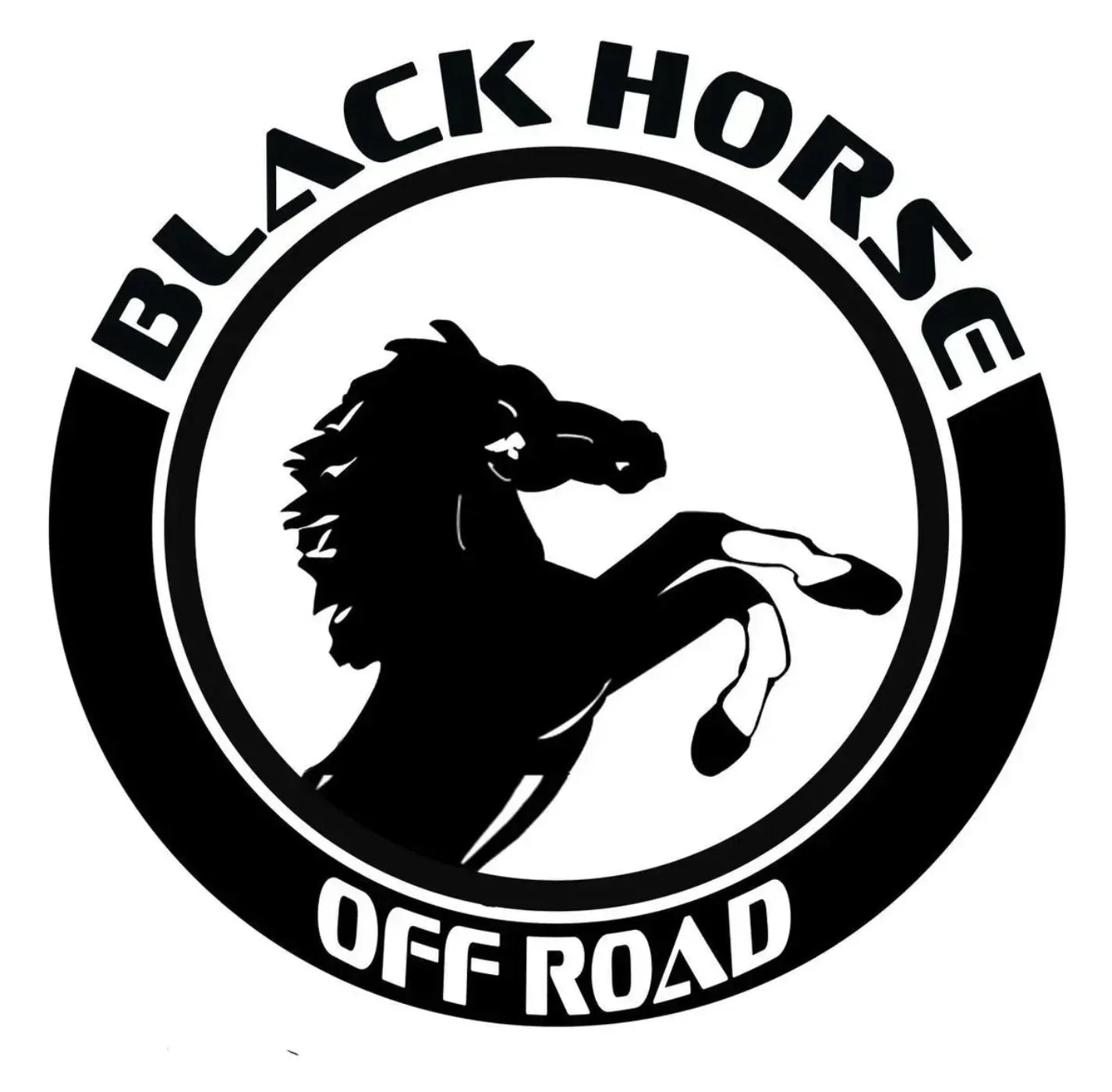 Black Horse  RU-FOF116-B  Rugged Heavy Duty Grille Guard - BLKRUFOF116B