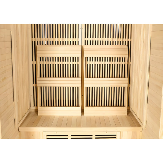 Sauna Hammam NORDICA® CARBONE IR2 infrared sauna - (2 PLACES) 120x100 - MK51562016