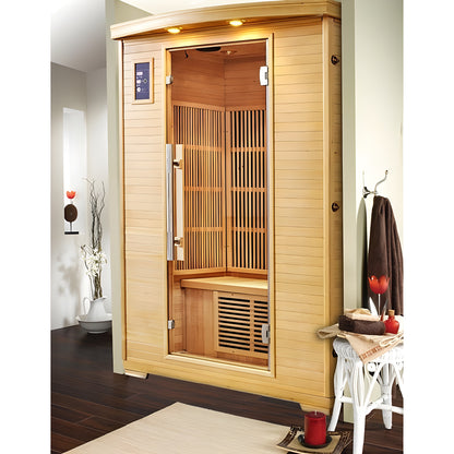 Sauna Hammam NORDICA® CARBONE IR2 infrared sauna - (2 PLACES) 120x100 - MK51562016