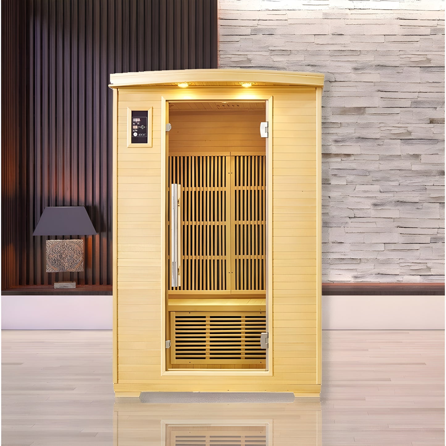Sauna Hammam NORDICA® CARBONE IR2 infrared sauna - (2 PLACES) 120x100 - MK51562016