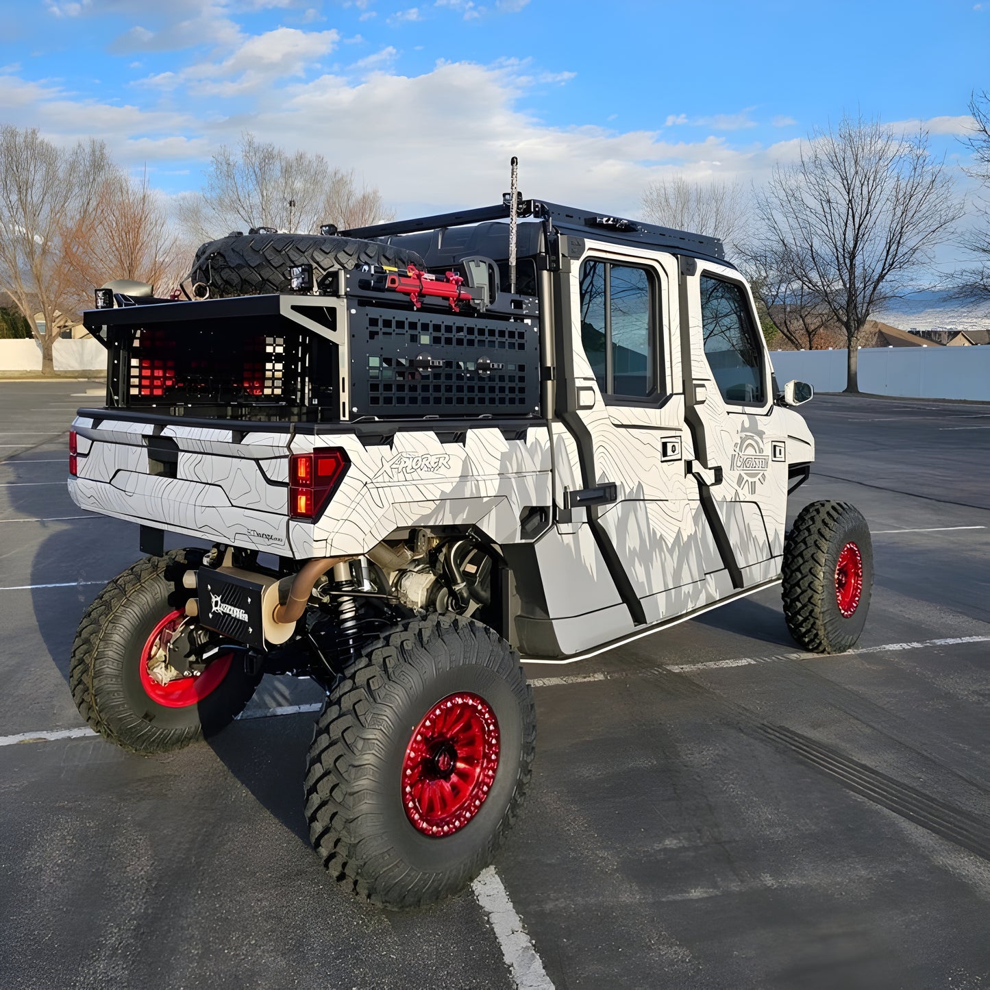 Sdr Motorsports Polaris Ranger Xp 1000 Bed Rack Master Kit - 920201