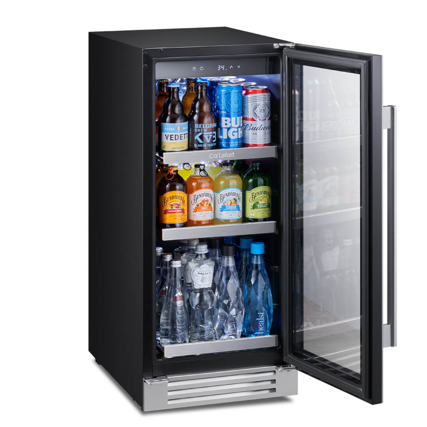 Ca'Lefort 15 inch 100 Can Beverage Refrigerator, Built in or Freestanding - CLF-BS15
