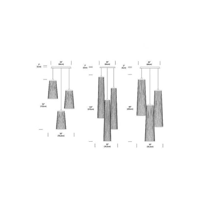 Pablo Designs Solis 3 Chandelier