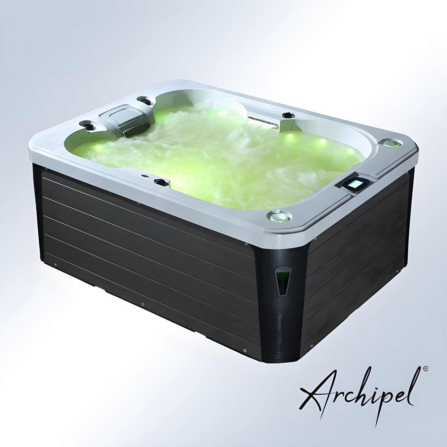 Sauna Hammam - ARCHIPEL® GT4 COMPACT 2 TO 4 SEATER HOT TUB - BALBOA® THERAPEUTIC SPA 215 X 160 CM - MK530177681