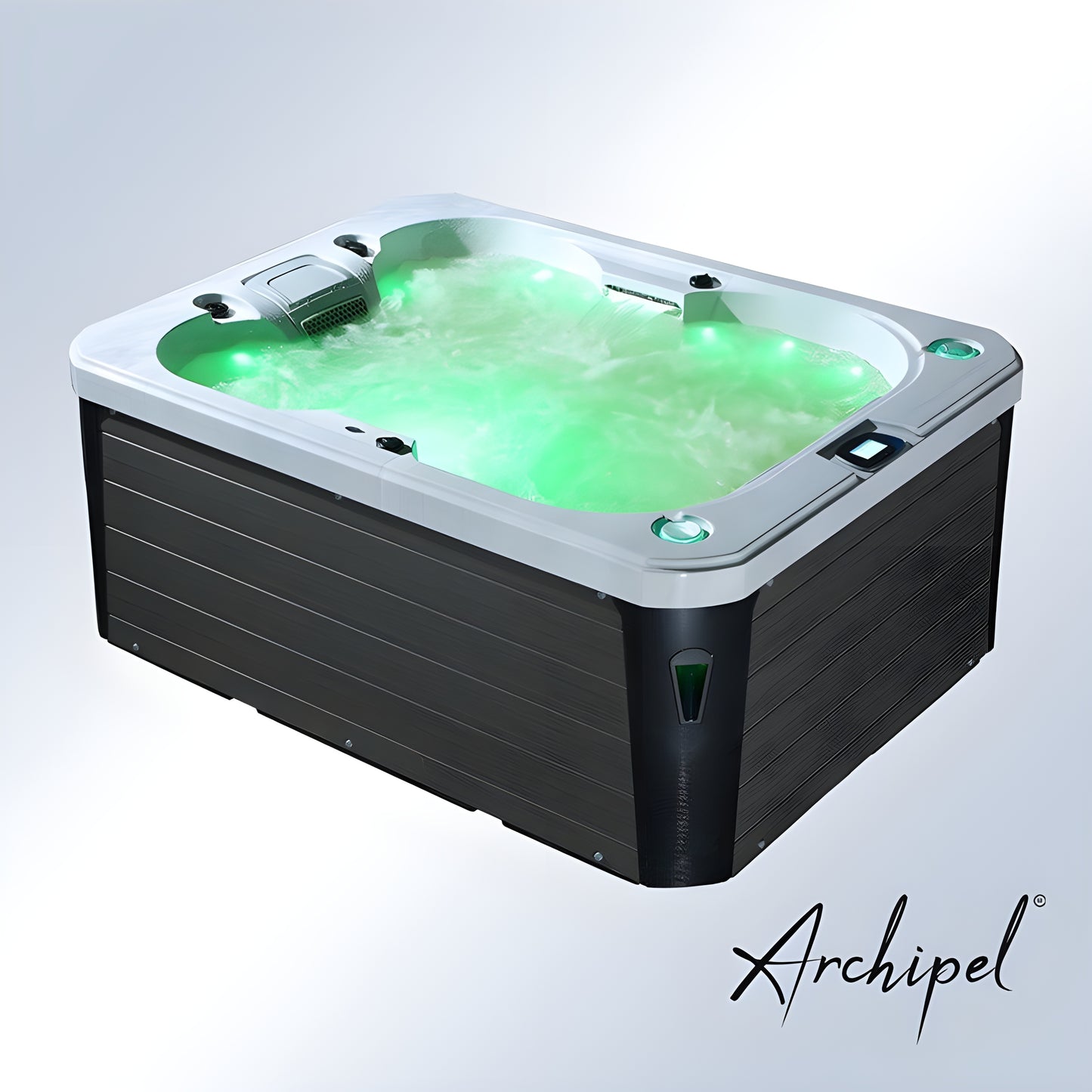 Sauna Hammam - ARCHIPEL® GT4 COMPACT 2 TO 4 SEATER HOT TUB - BALBOA® THERAPEUTIC SPA 215 X 160 CM - MK530177681
