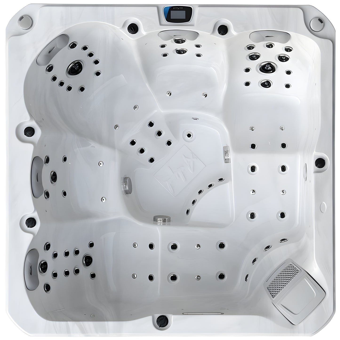 Sauna Hammam - ARCHIPEL® GT5 5-SEATER HOT TUB - BALBOA® THERAPEUTIC SPA 215 X 215 CM - PREORDER June 2023