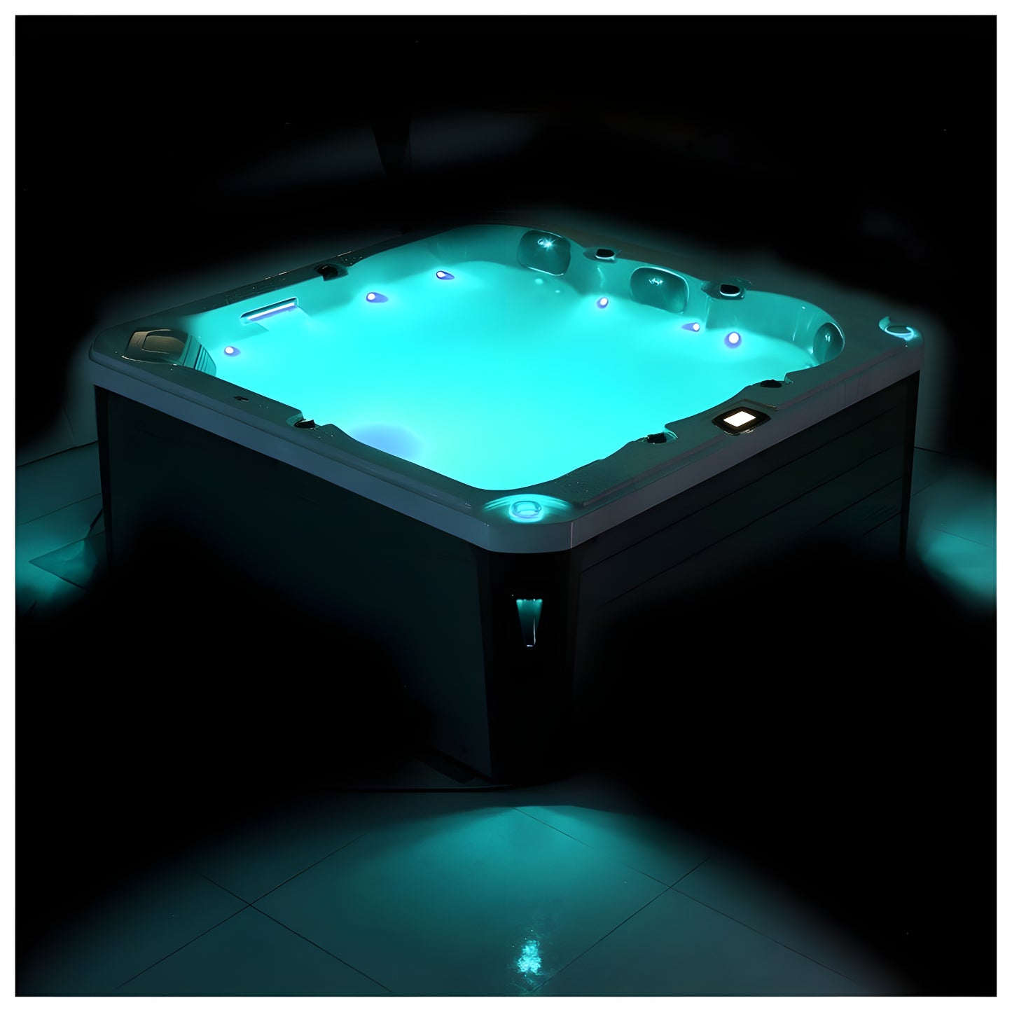 Sauna Hammam - ARCHIPEL® GT5 5-SEATER HOT TUB - BALBOA® THERAPEUTIC SPA 215 X 215 CM - PREORDER June 2023