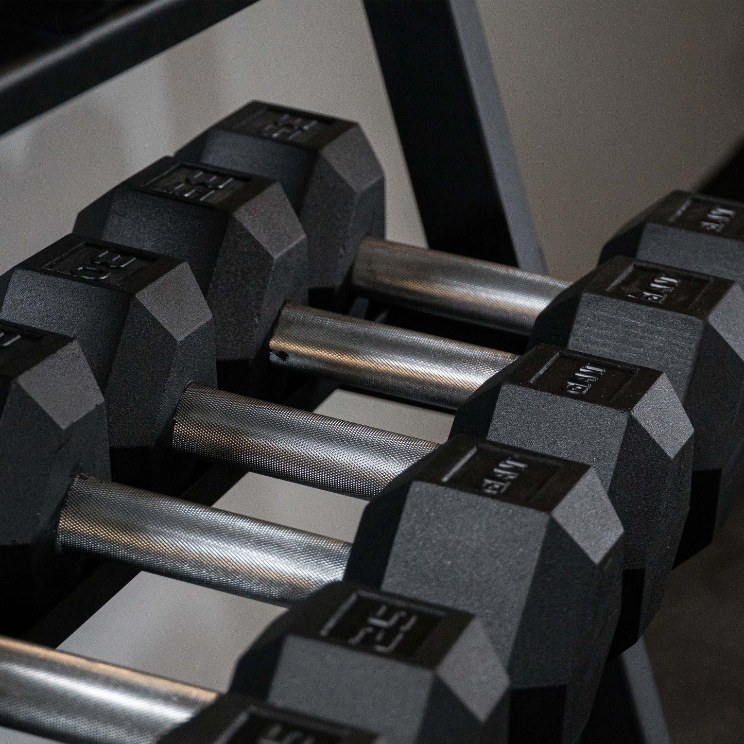 GIANT Rubber Hex Dumbbell Sets - Straight - 550LBSTRAIGHT