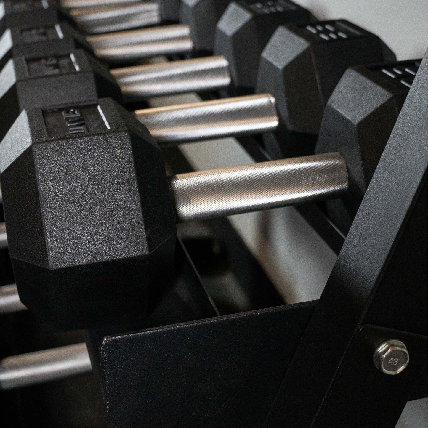 GIANT Rubber Hex Dumbbell Sets - Straight - 550LBSTRAIGHT