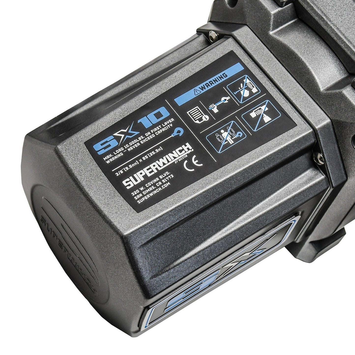 Superwinch SX10SR 10K Synthetic Rope Winch - 1710201