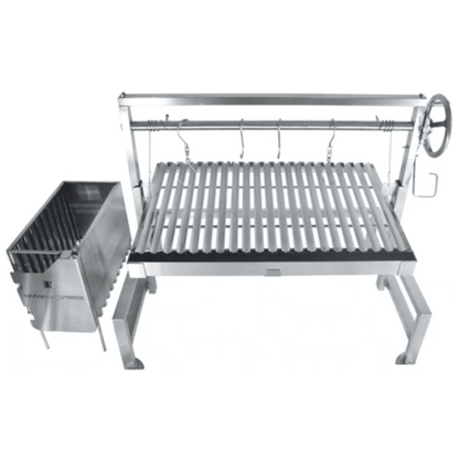 Tagwood BBQ 09 SS Built-In Insert Santa Maria Argentine Grill - BBQ09SS
