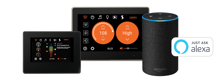 ThermaSol Waterproof 7" Smart Shower Controller The "ThermaTouch" Steam Shower Control Unit