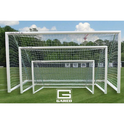 Gared Sports Touchline Striker Portable Soccer Goal, Square-Frame, Includes Net - SGSQ612SPT
