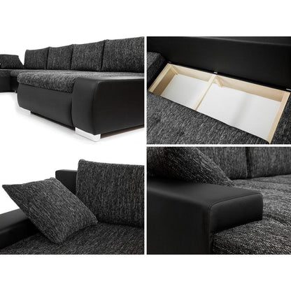 Maxima House LEANDRO Sectional Sleeper Sofa - MIR029