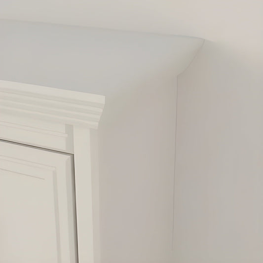 Leto Muro Horizontal Murphy Bed with Desk, Full Size, White, by Leto Muro