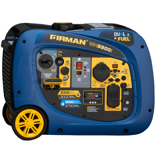 Firman WH03041 3000W/3300W 30 Amp Recoil Start Parallel Ready Dual Fuel Inverter Generator New WH03041