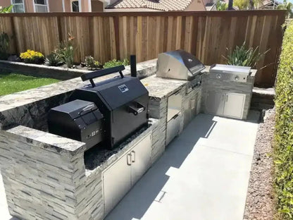 Yoder Smokers Built-In YS640s Pellet Grill Island - 12039530